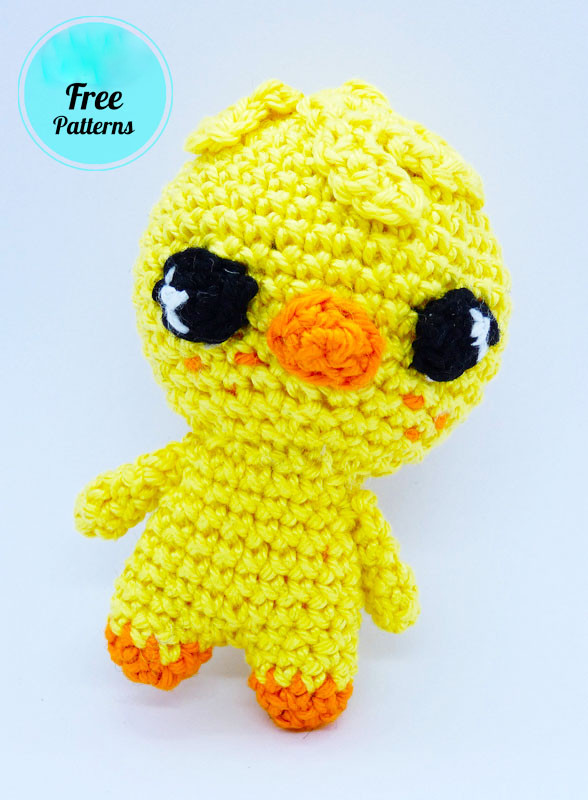 Amigurumi Crochet Cute Chick Flix Free Pattern-1