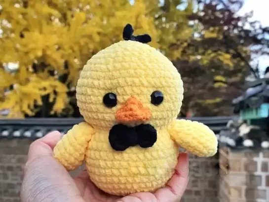 Amigurumi Crochet Plush Chick Free Pattern-1
