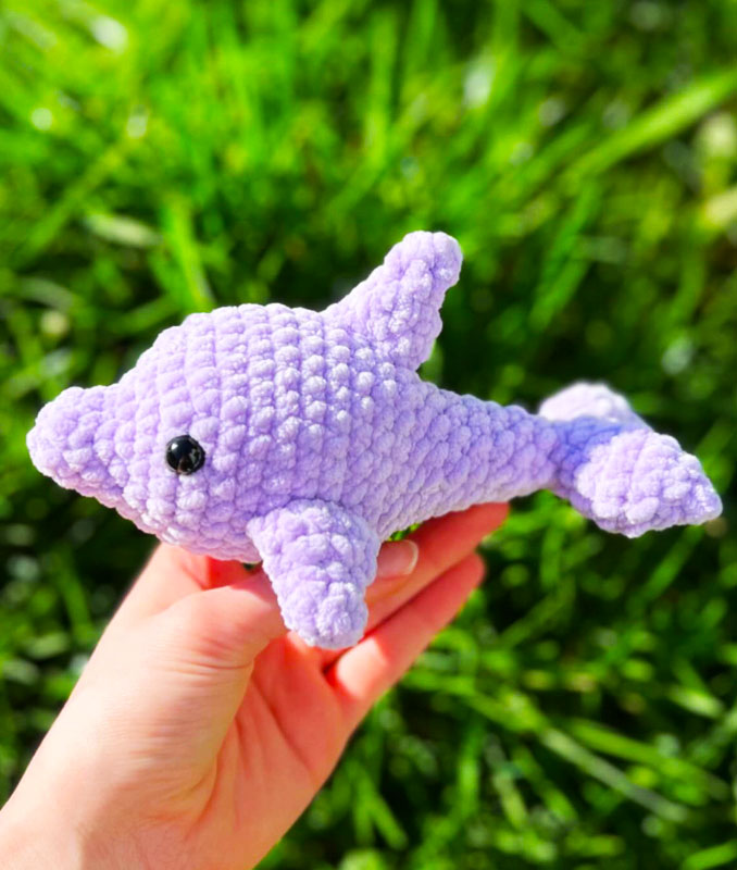Amigurumi Crochet Plush Dolphin Ocea Free Pattern-1