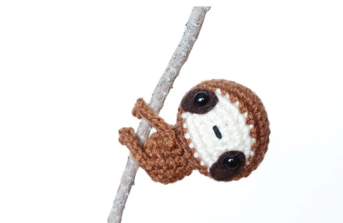 Amigurumi Crochet Baby Sloth Free Pattern-1