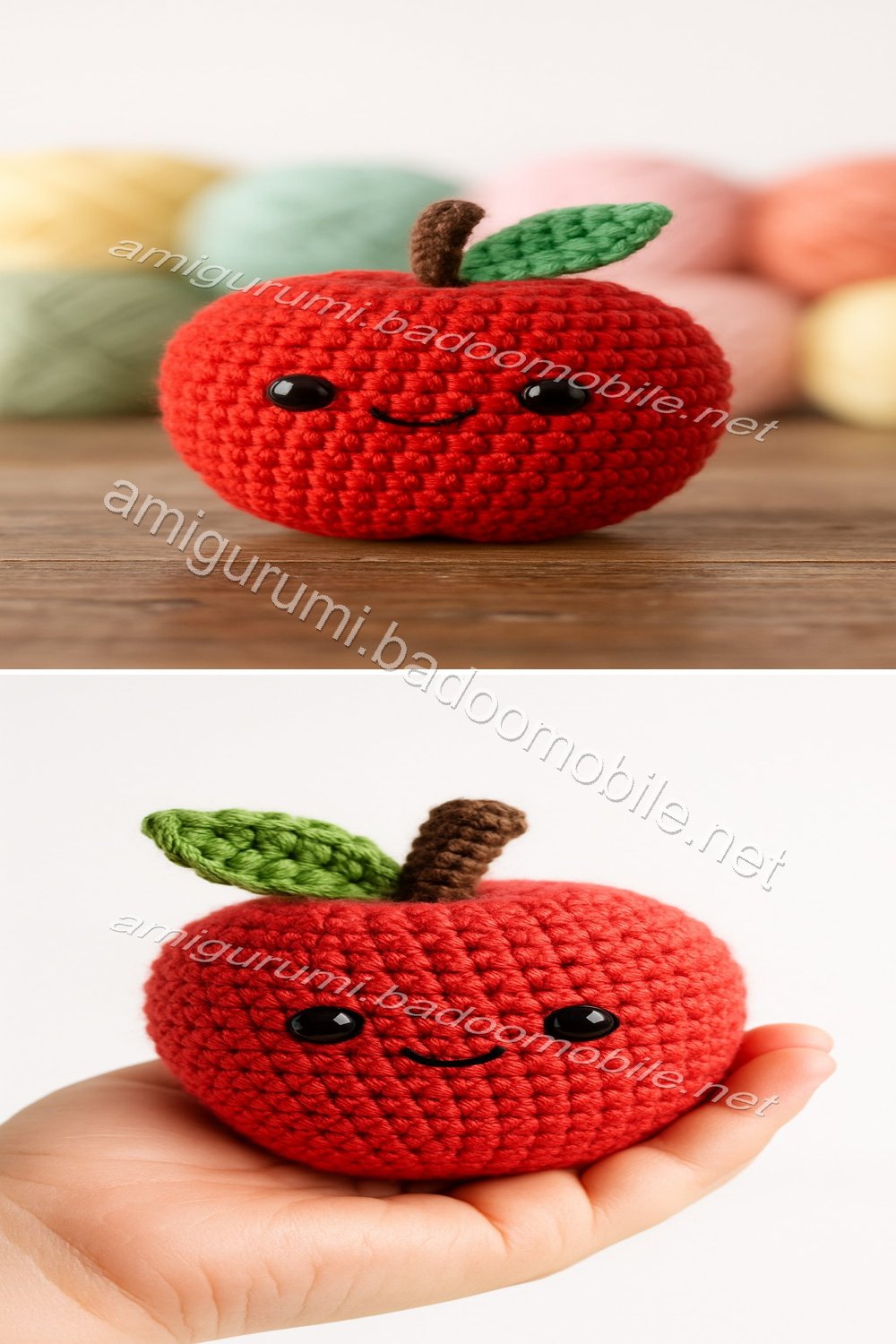 Free Crochet Pattern: Adorable Amigurumi Apple