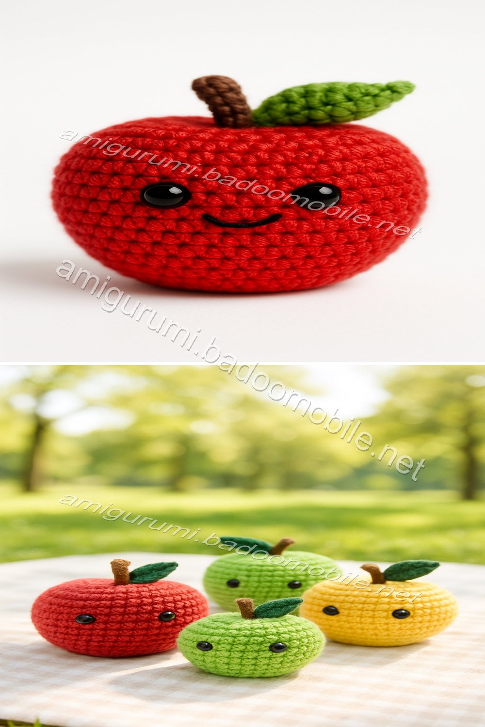 Free Crochet Pattern: Adorable Amigurumi Apple