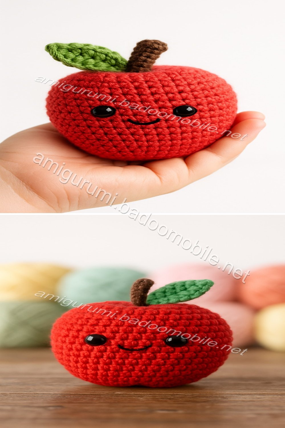 Free Crochet Pattern: Adorable Amigurumi Apple