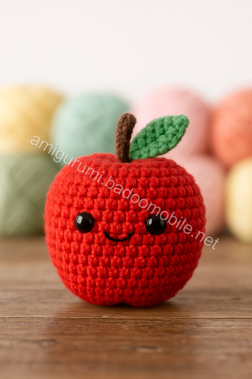 Free Crochet Pattern: Adorable Amigurumi Apple