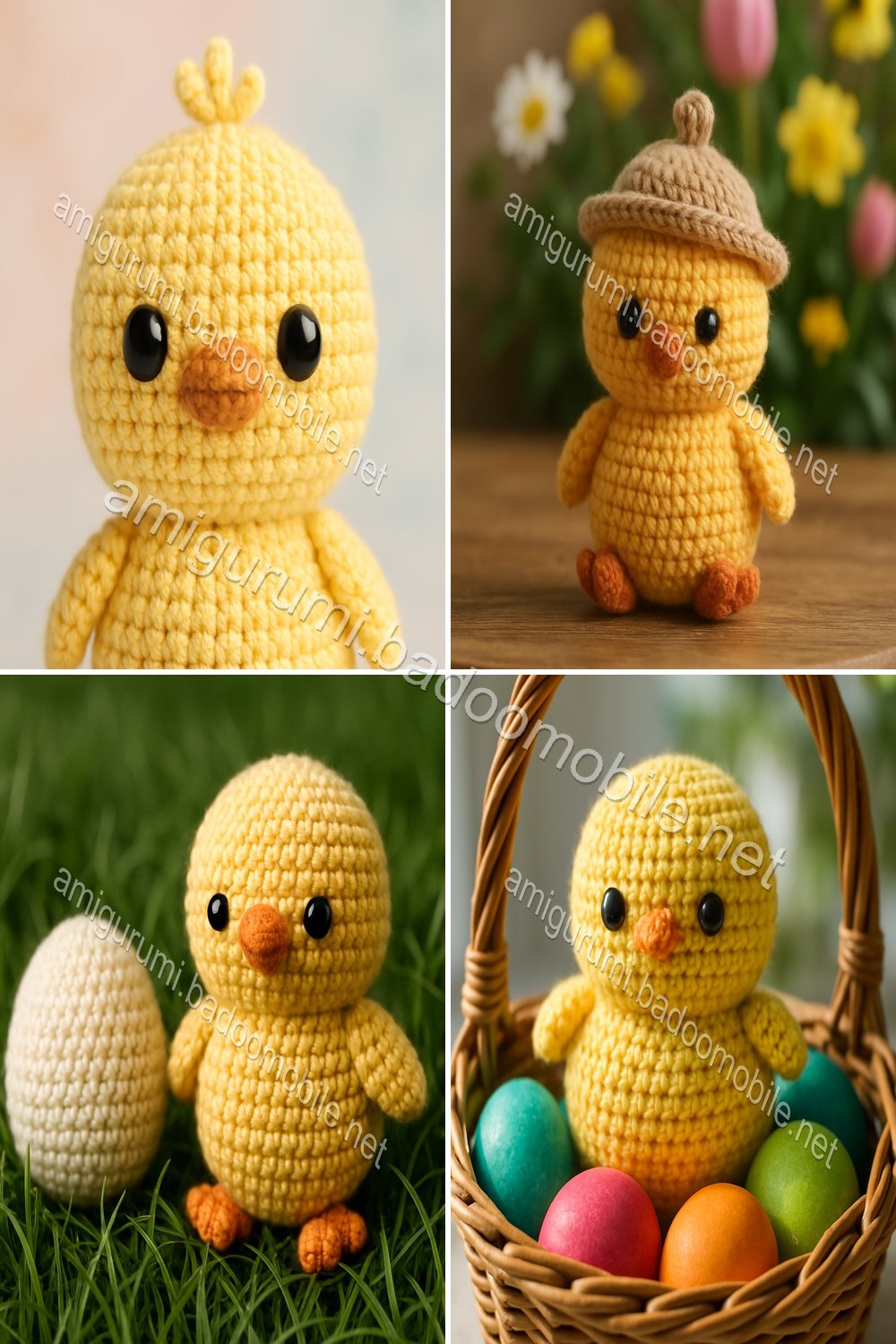 Cute Amigurumi Chick Free Crochet Pattern for Easter