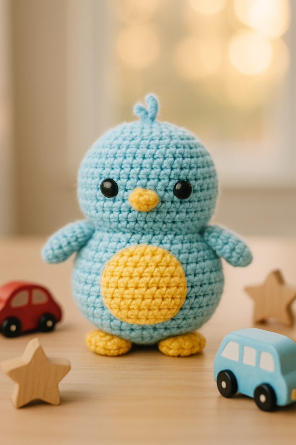 Adorable Amigurumi Chick with Bow Pattern color variation