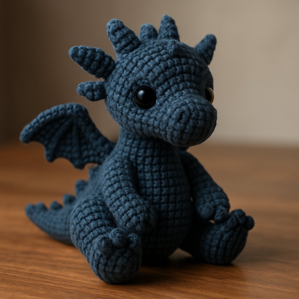 Free Crochet Pattern: Adorable Toothless Amigurumi Dragon color variation