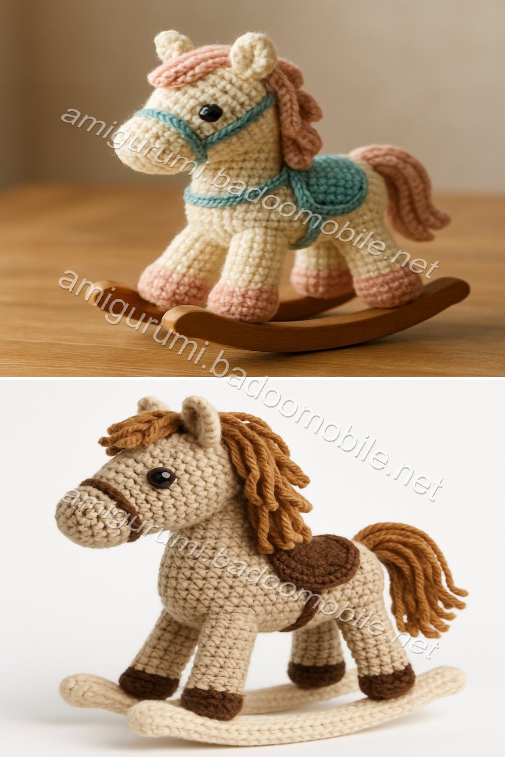 Free Crochet Pattern for Adorable Rocking Horse Amigurumi