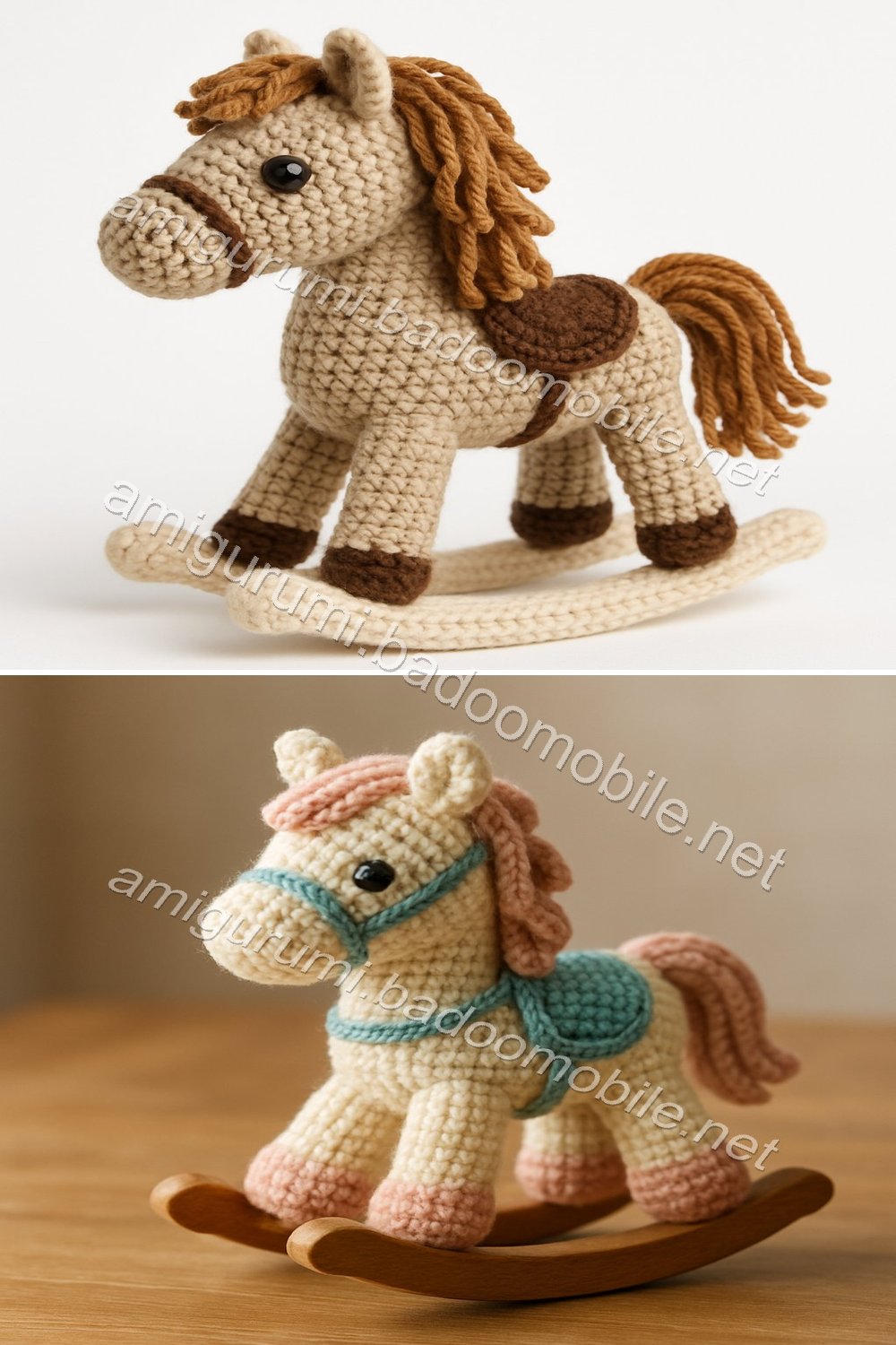 Free Crochet Pattern for Adorable Rocking Horse Amigurumi