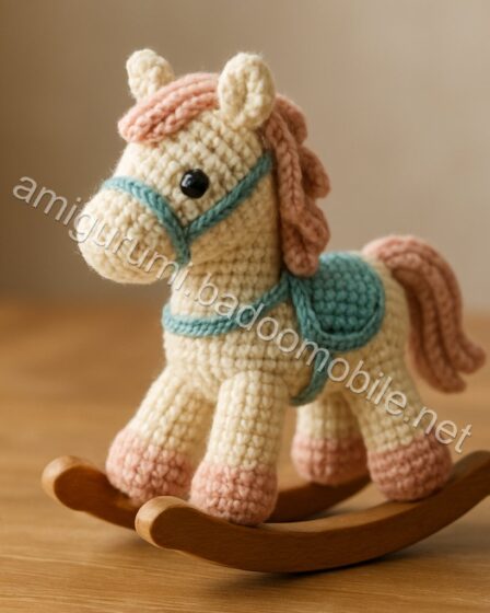 Free Crochet Pattern for Adorable Rocking Horse Amigurumi - rocking-horse-tekil-1.jpg
