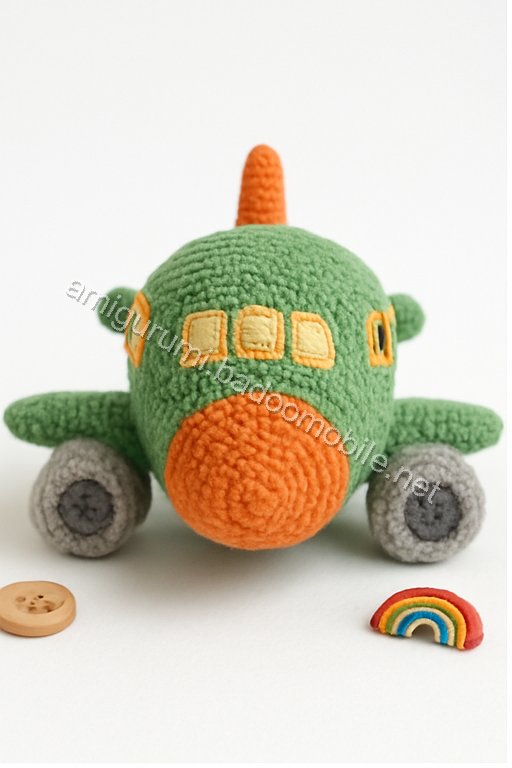 Free Crochet Pattern: Adorable Amigurumi Airplane for Kids