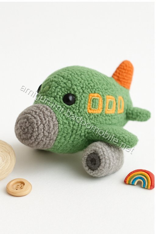 Free Crochet Pattern: Adorable Amigurumi Airplane for Kids