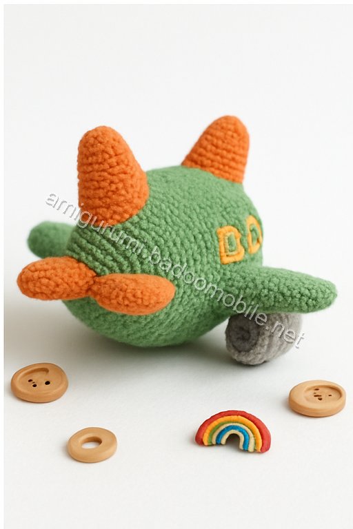 Free Crochet Pattern: Adorable Amigurumi Airplane for Kids