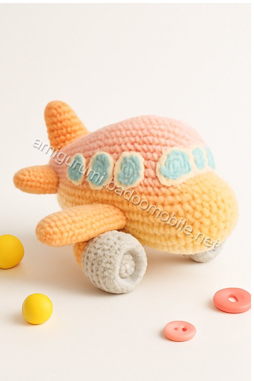 Free Crochet Pattern: Adorable Amigurumi Airplane for Kids