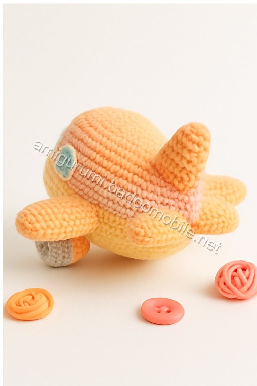 Free Crochet Pattern: Adorable Amigurumi Airplane for Kids