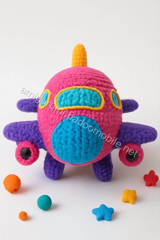 Free Crochet Pattern: Adorable Amigurumi Airplane for Kids