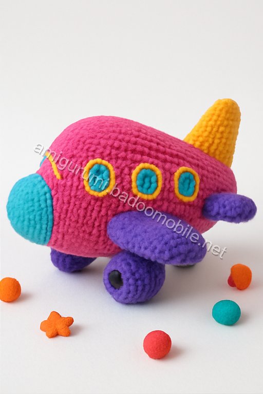 Free Crochet Pattern: Adorable Amigurumi Airplane for Kids