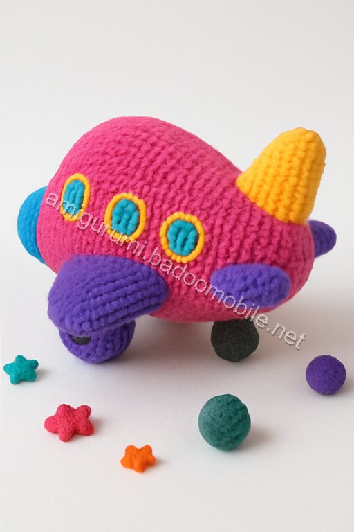 Free Crochet Pattern: Adorable Amigurumi Airplane for Kids