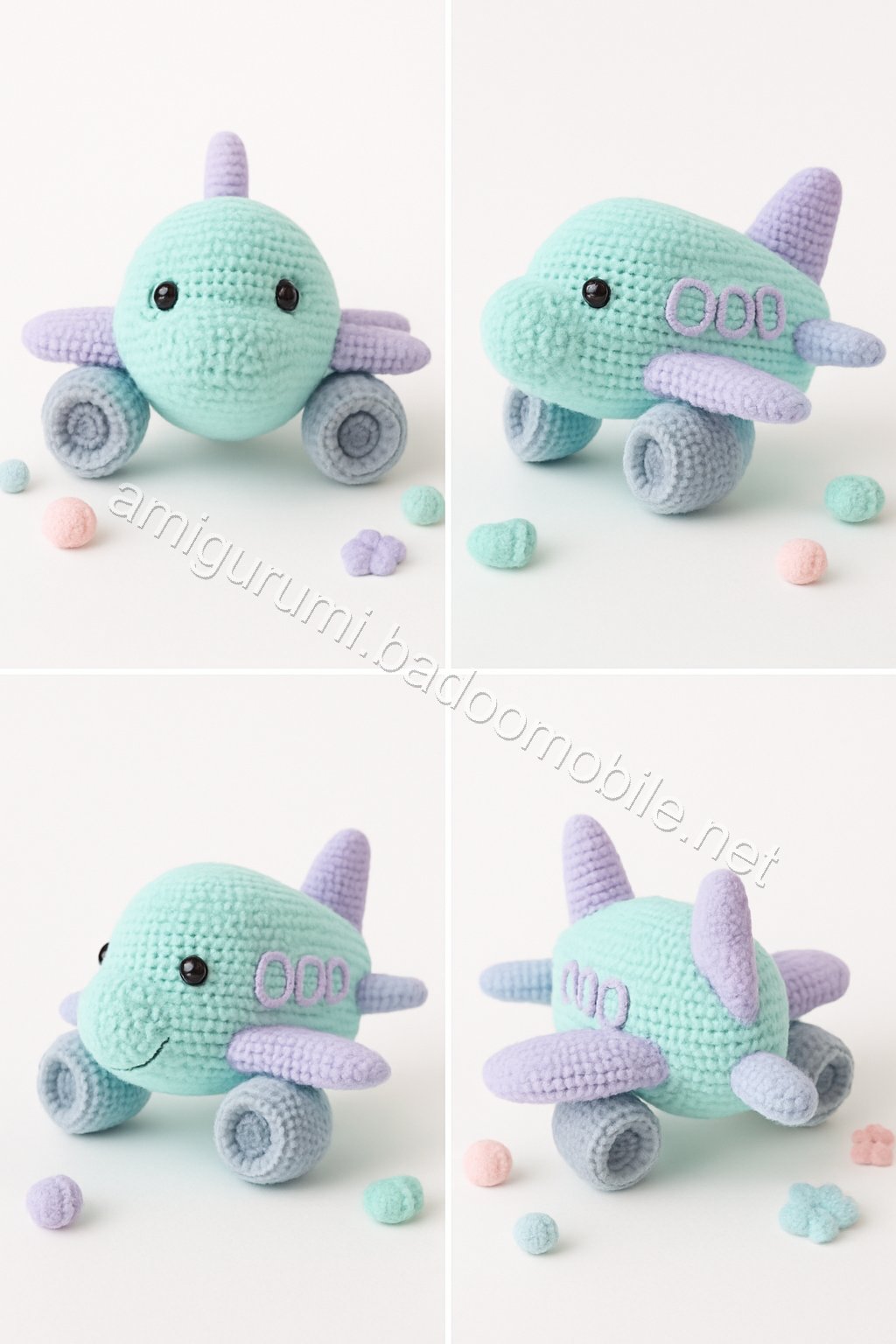 Free Crochet Pattern: Adorable Amigurumi Airplane for Kids