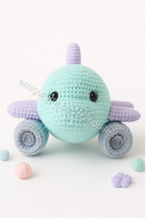 Free Crochet Pattern: Adorable Amigurumi Airplane for Kids