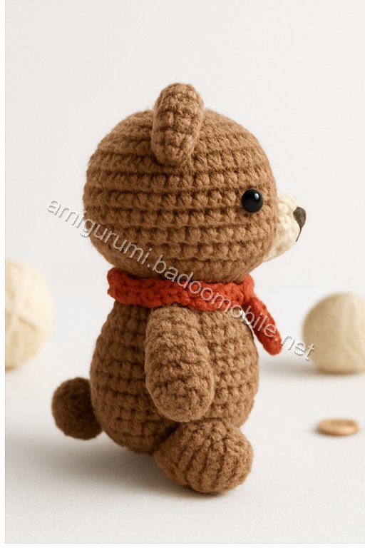 Adorable Amigurumi Bear Free Crochet Pattern