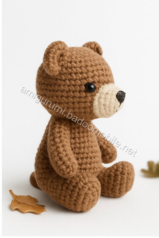 Free Crochet Pattern for Björn the Cooking Bear Amigurumi