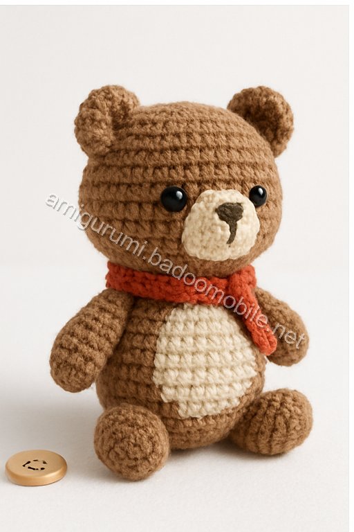 Adorable Amigurumi Bear Free Crochet Pattern