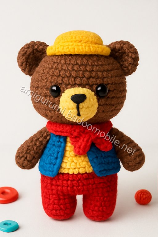 Adorable Amigurumi Bear Free Crochet Pattern
