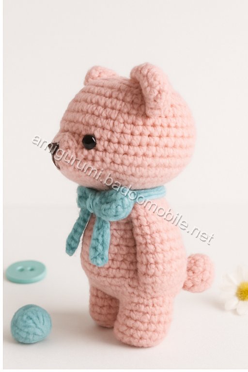 Free Crochet Pattern for Björn the Cooking Bear Amigurumi