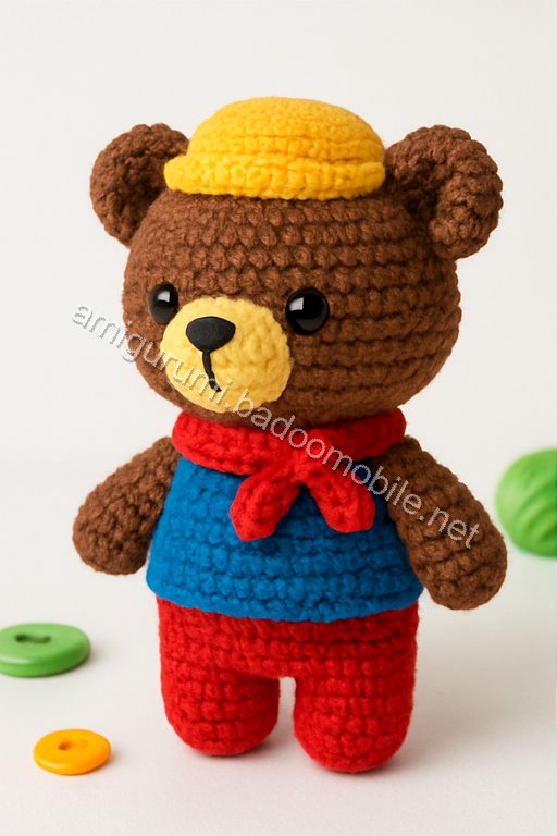 Adorable Amigurumi Bear Free Crochet Pattern