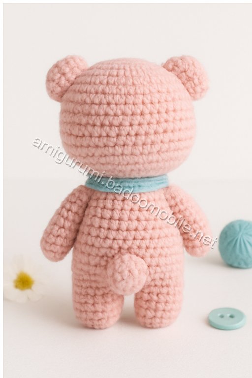 Free Crochet Pattern for Björn the Cooking Bear Amigurumi