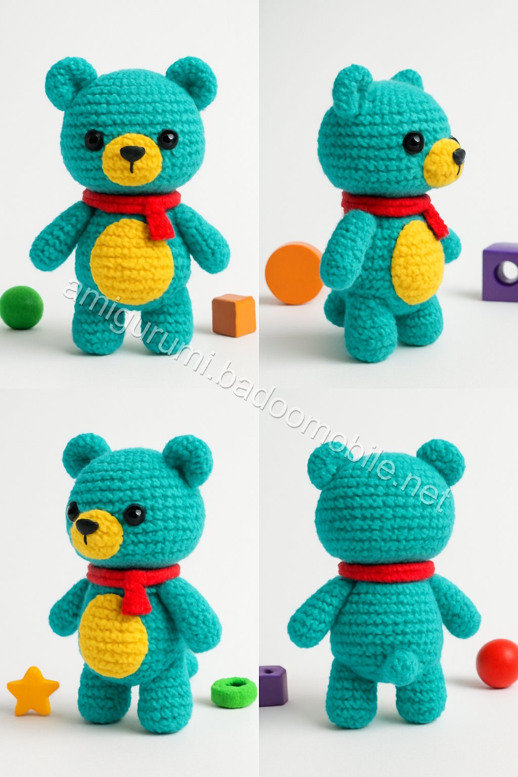 Adorable Amigurumi Bear Free Crochet Pattern