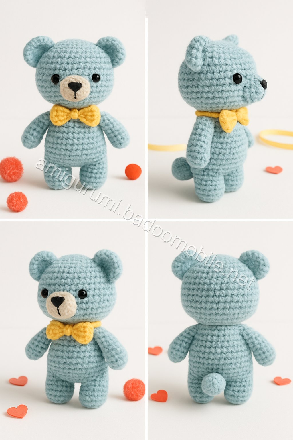 Free Crochet Pattern for Björn the Cooking Bear Amigurumi