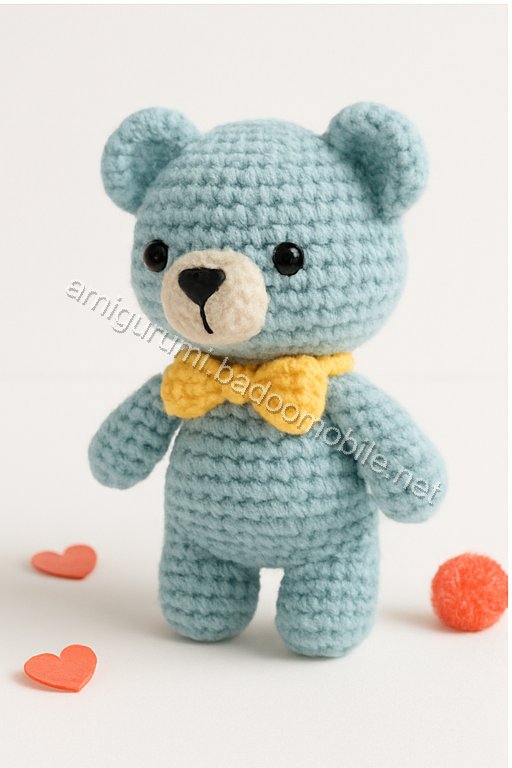 Free Crochet Pattern for Björn the Cooking Bear Amigurumi