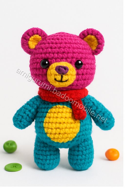 Adorable Amigurumi Bear Free Crochet Pattern