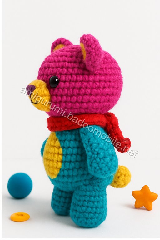 Adorable Amigurumi Bear Free Crochet Pattern