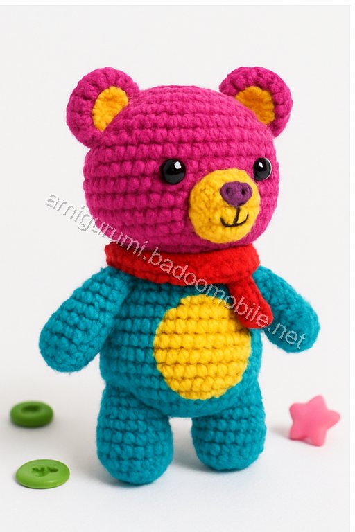 Adorable Amigurumi Bear Free Crochet Pattern