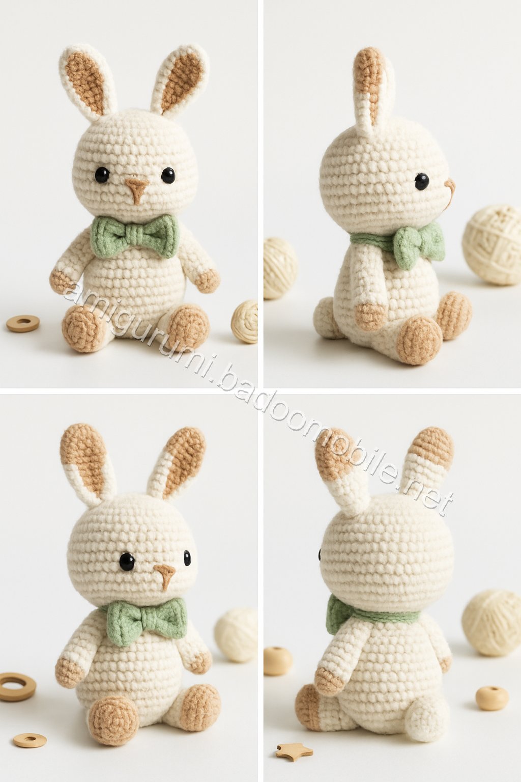 Adorable Amigurumi Bunny Free Crochet Pattern