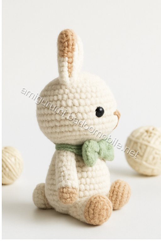 Adorable Amigurumi Bunny Free Crochet Pattern
