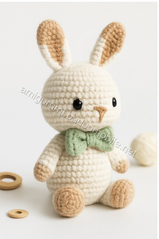 Adorable Amigurumi Bunny Free Crochet Pattern