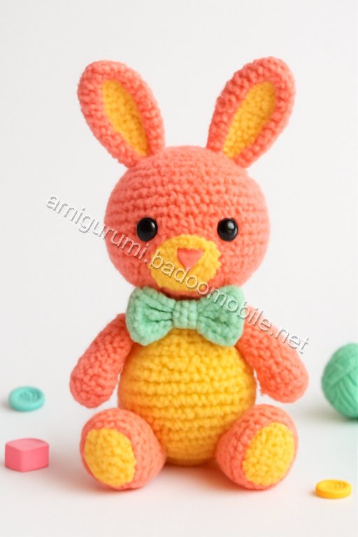 Adorable Amigurumi Bunny Free Crochet Pattern