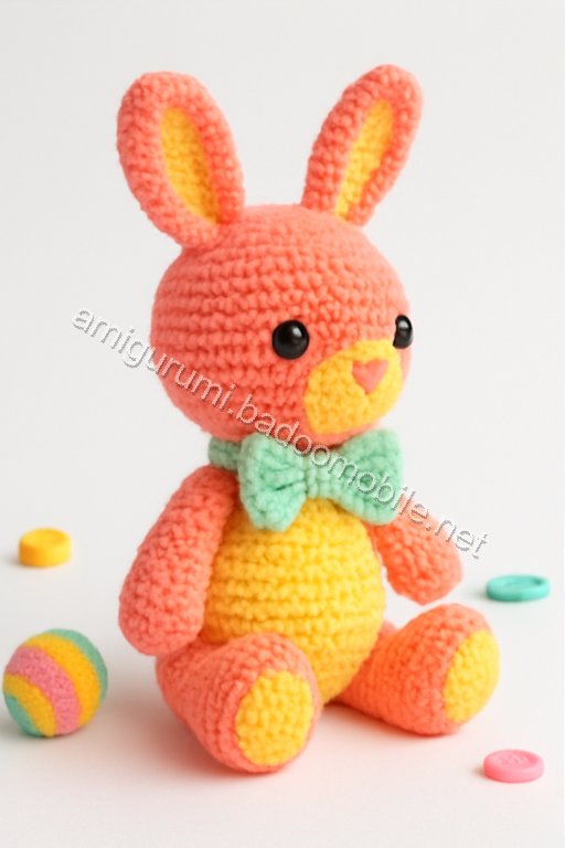 Adorable Amigurumi Bunny Free Crochet Pattern
