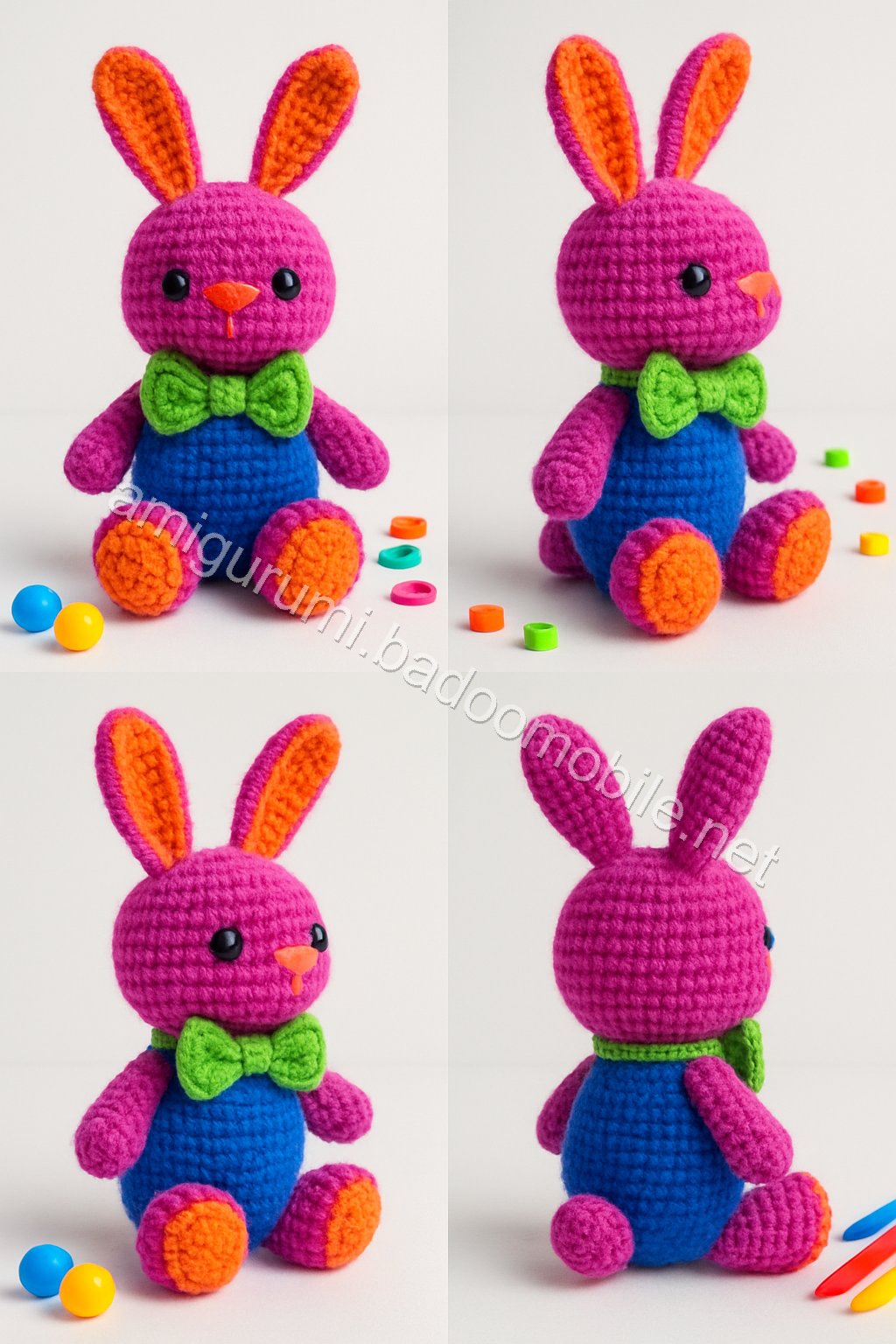 Adorable Amigurumi Bunny Free Crochet Pattern