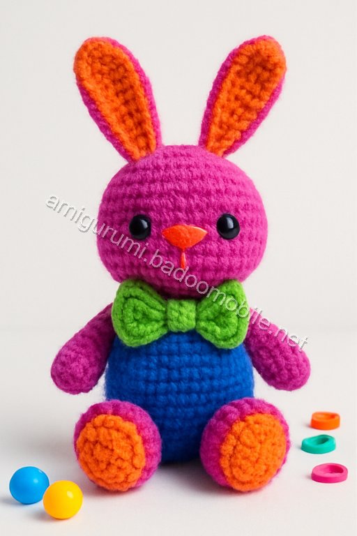 Adorable Amigurumi Bunny Free Crochet Pattern