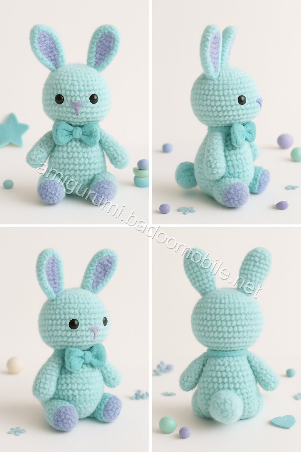 Adorable Amigurumi Bunny Free Crochet Pattern