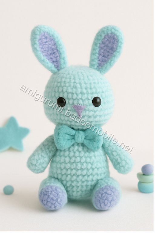 Adorable Amigurumi Bunny Free Crochet Pattern