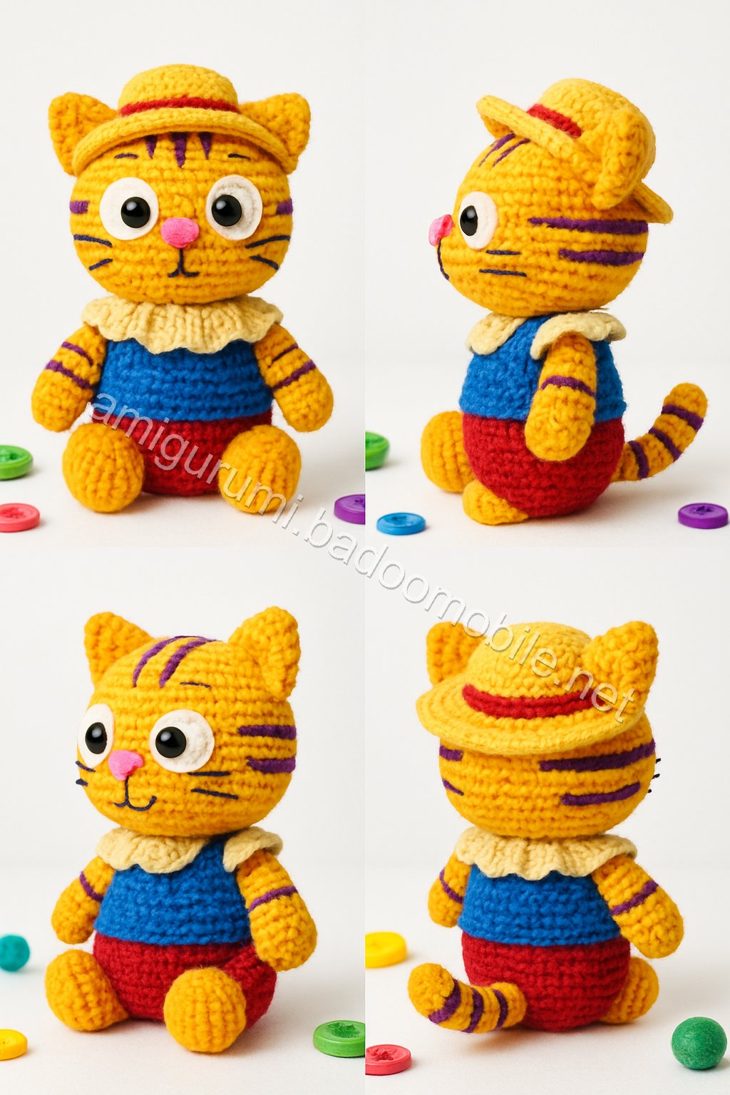 Amigurumi Garfield Free Pattern