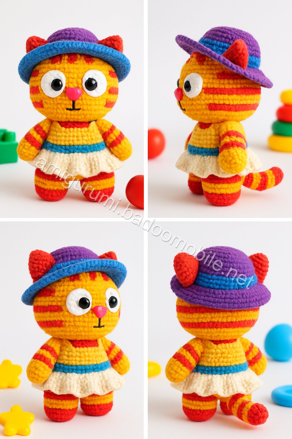 Amigurumi Garfield Free Pattern