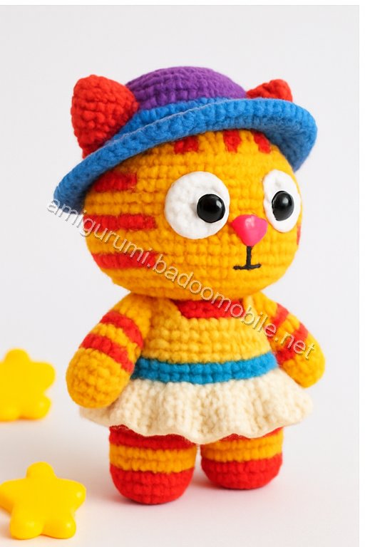 Amigurumi Garfield Free Pattern