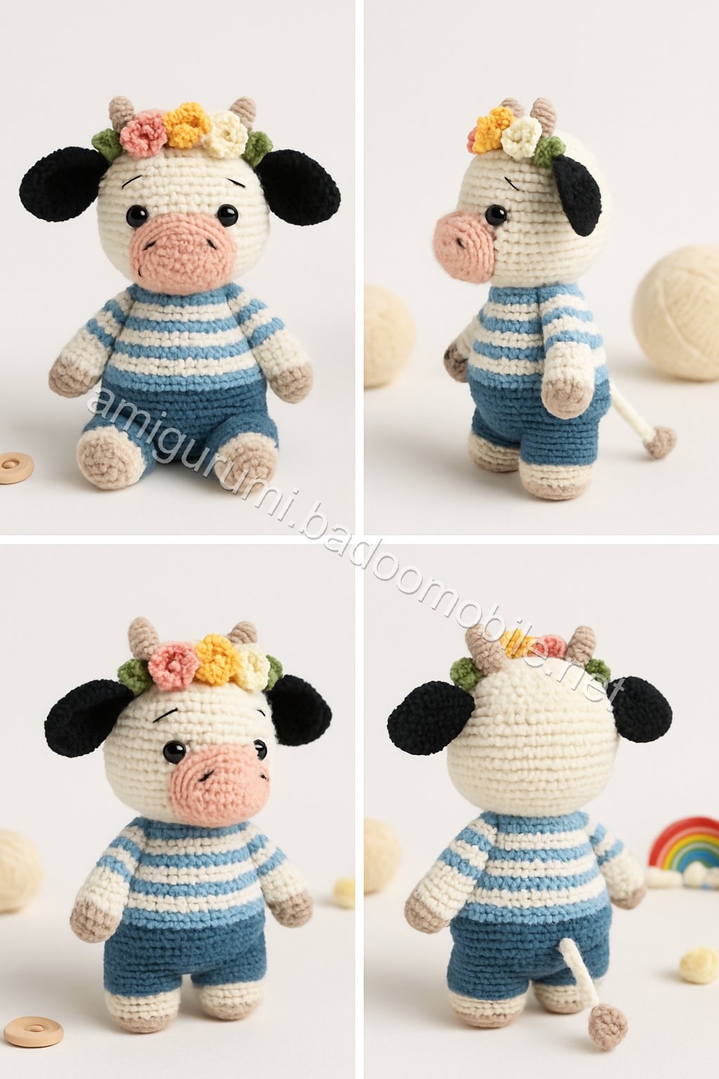 Cute Amigurumi Cow Free Crochet Pattern – Adorable Crochet Toy